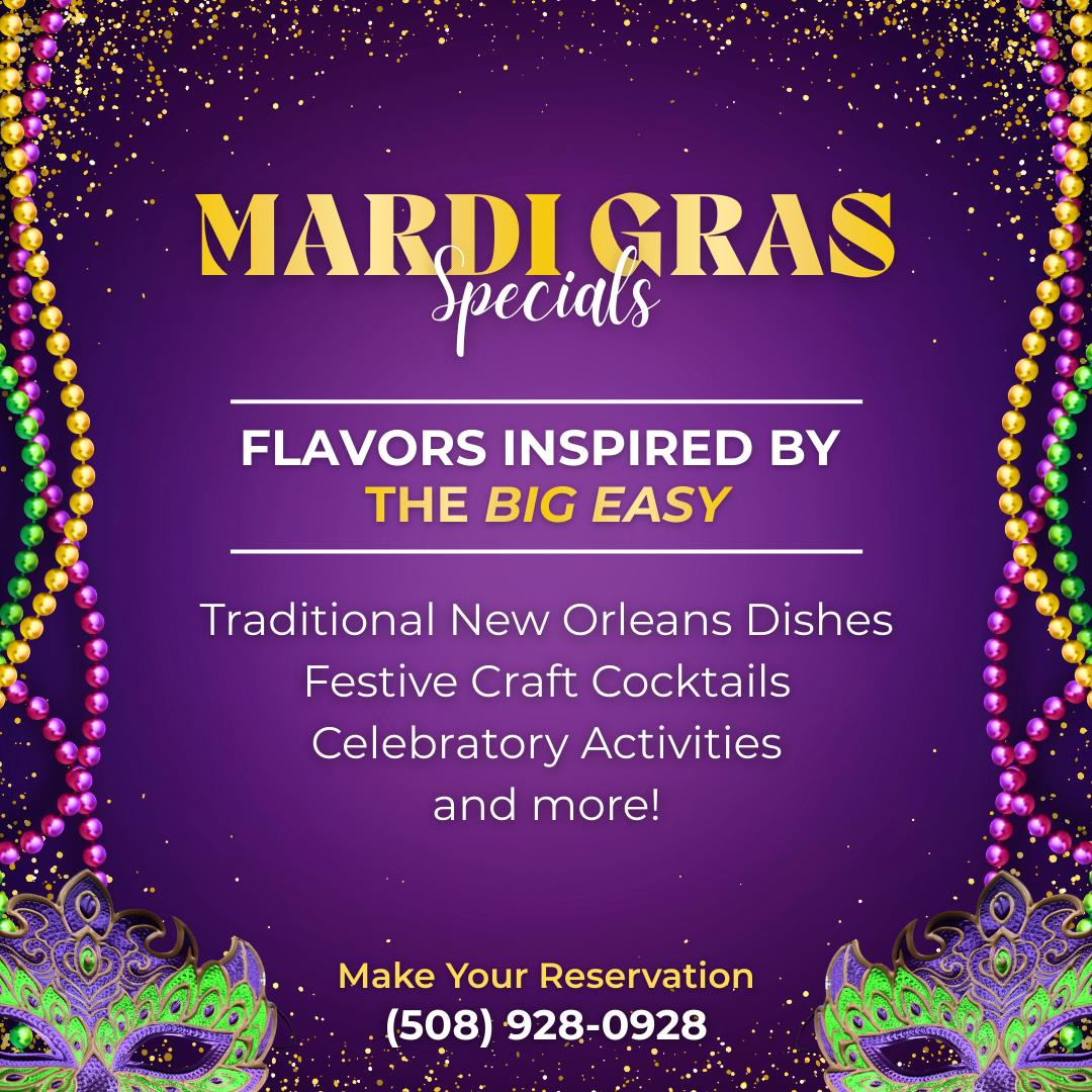 Mardi Gras Weekend Specials at Galliford's Restaurant and Tavern