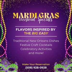 Mardi Gras Weekend at Galliford's Restaurant and Tavern