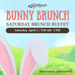 Easter Bunny Brunch at Galliford's Restaurant and Tavern on Saturday, April 4